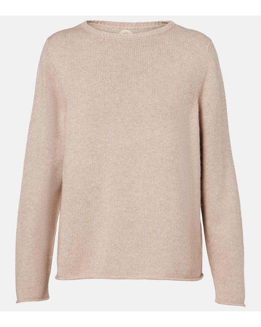 Jardin Des Orangers Natural Cotton And Cashmere Sweater