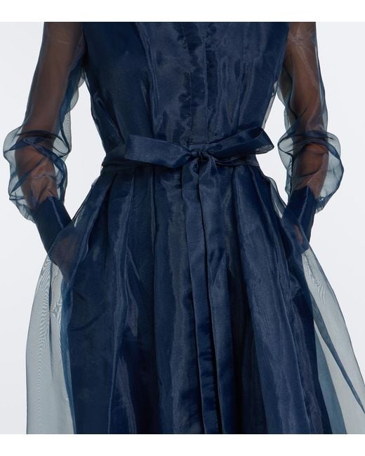 Jonathan Simkhai Blue Montgomery Shirt Dress