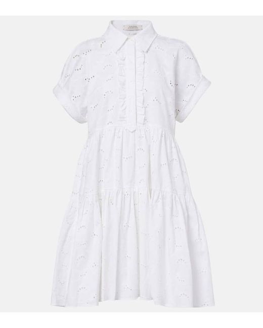 Dorothee Schumacher White Minikleid Summer Blosso