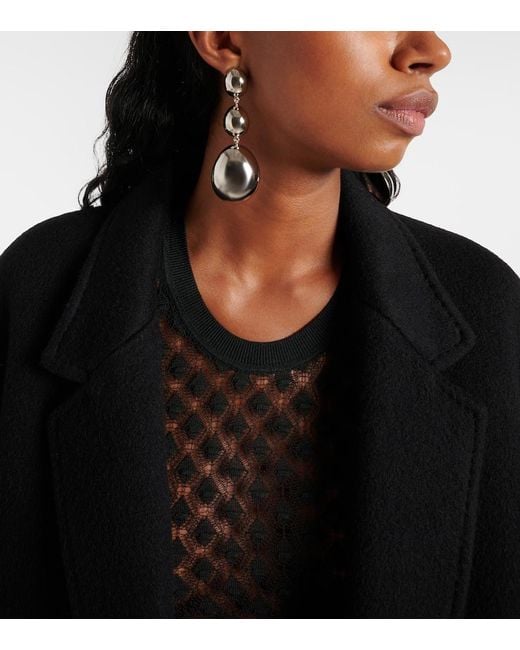 Isabel Marant White Awa Drop Earrings