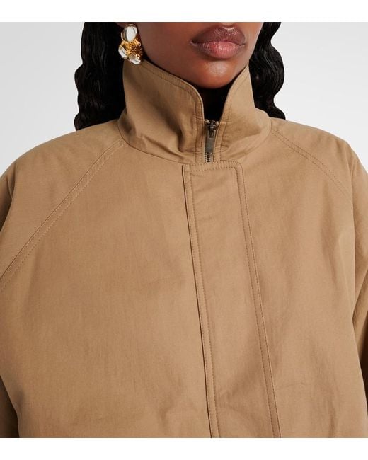 Saint Laurent Brown Cotton Canvas Jacket