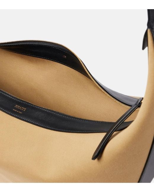 Khaite Metallic Augustina Canvas Tote Bag