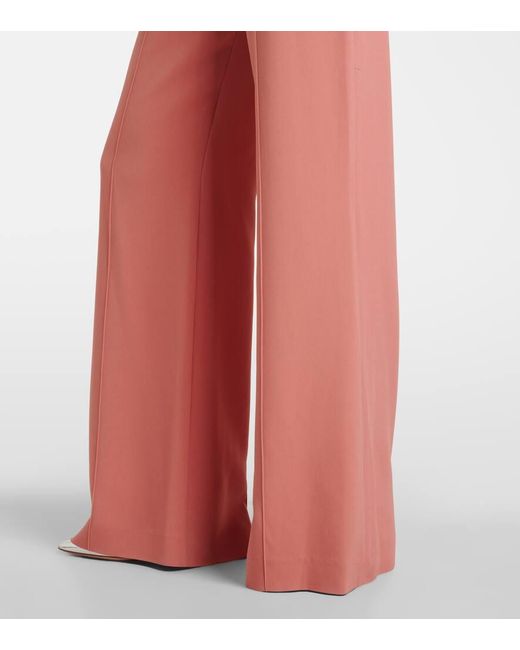 Pantaloni Flared di Elie Saab in Pink