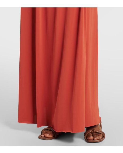 Eres Orange Tiana Halterneck Maxi Dress