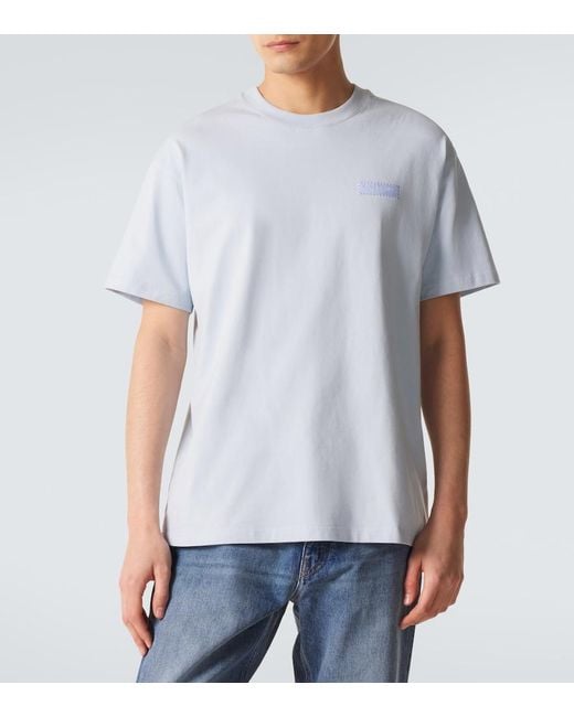 Givenchy White Logo Cotton Jersey T-Shirt for men