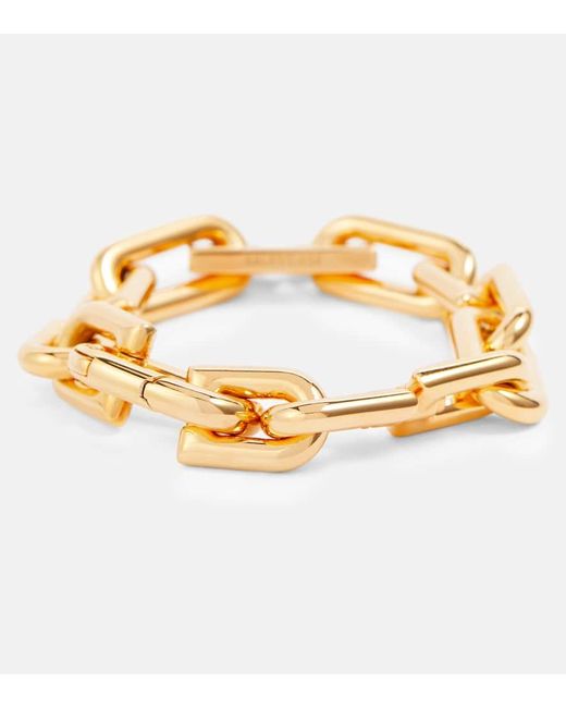 Balenciaga Metallic B Chain Bracelet