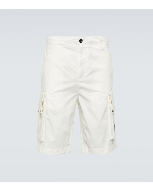 C P Company Cargo-Shorts aus Twill in White für Herren