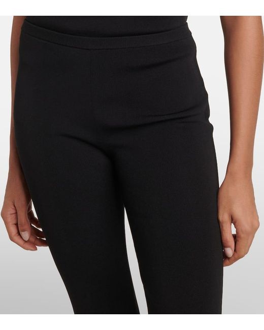 Totême  Black Jersey Capri Pants