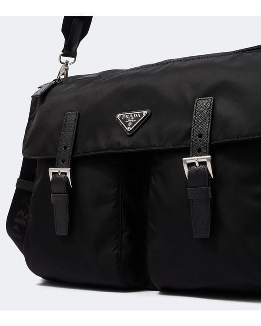 Prada Black Re-Nylon Shoulder Bag for men