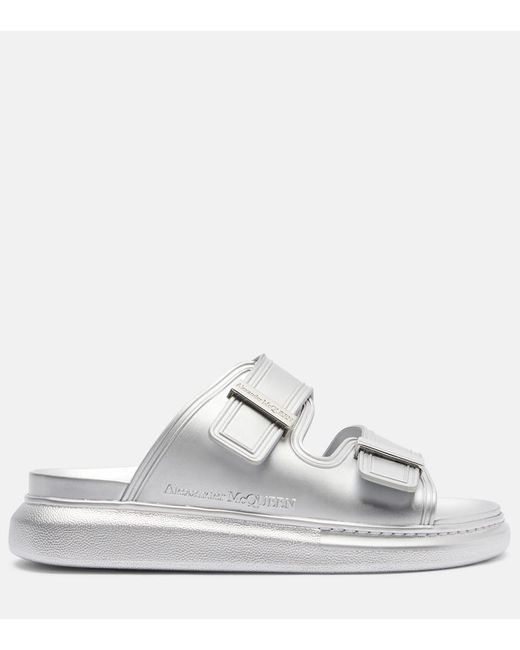McQueen Metallic Hybrid Sandals