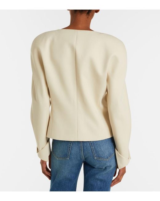 Chloé Natural Virgin Wool Jacket