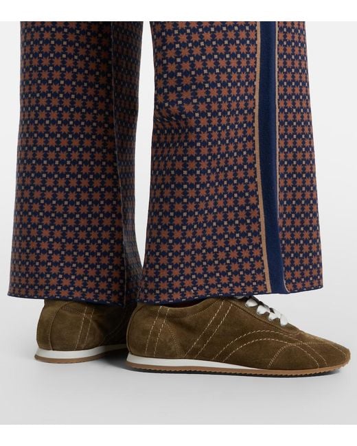 The Upside Purple Lumiere Juniper Cotton-Blend Sweatpants