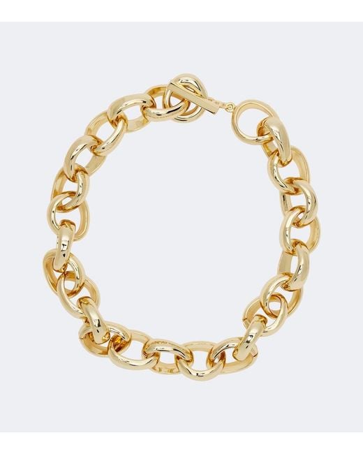Joseph Metallic Bean Chain Necklace