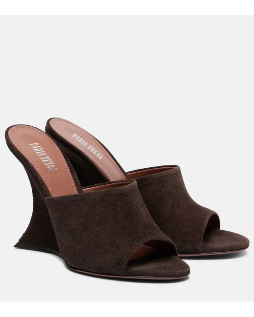 Mules Nina 105 De Ante Paris Texas de color Brown