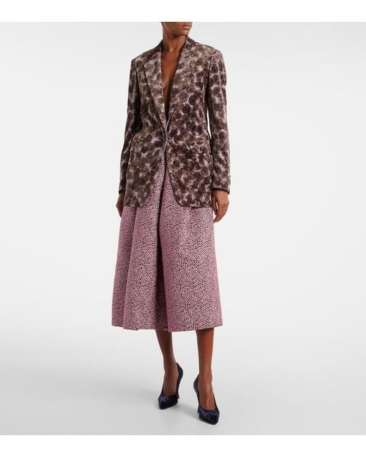 Dries Van Noten Blue 95 Velvet Pumps