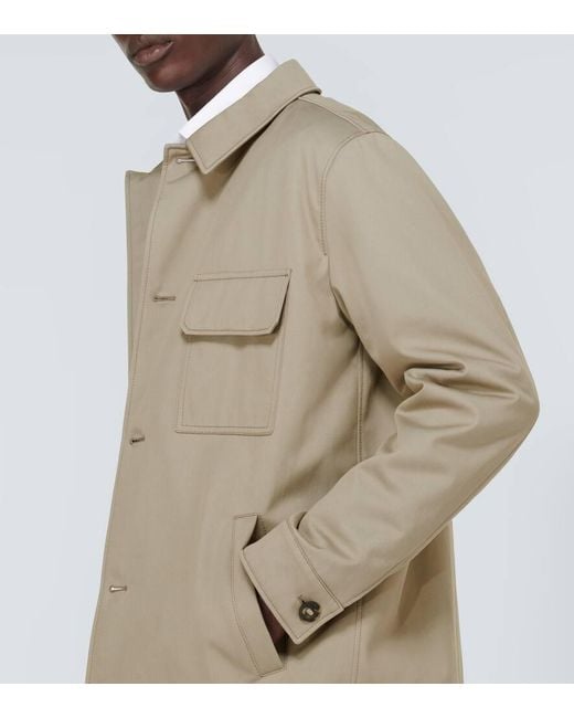 Loro Piana Natural Sanda Cotton-Blend Overshirt for men