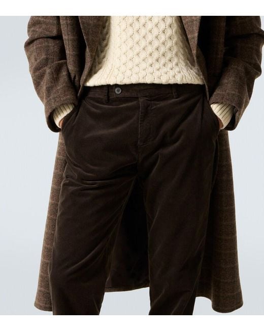Pantaloni Regular di Sunspel in Black da Uomo