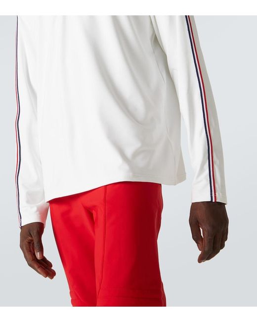 Fusalp White Mario Iii B Half-Zip Ski Top for men