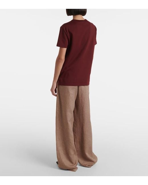 T-Shirt di Loro Piana in Red