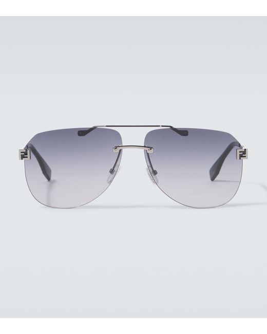 Fendi Blue Sky Aviator Sunglasses for men