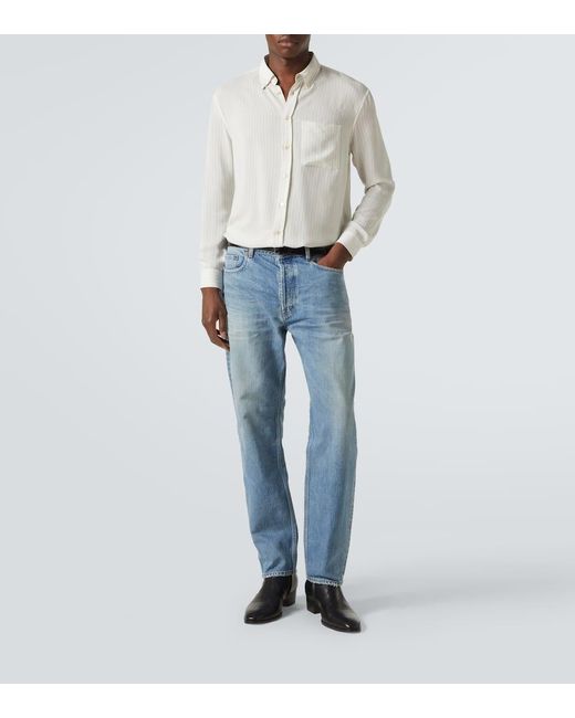 Saint Laurent Straight Jeans Mick in Blue für Herren