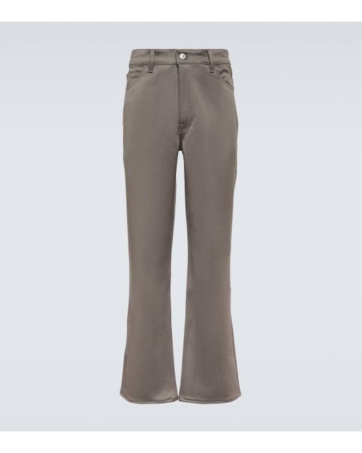 Our Legacy Gray Flared Wool Pants for men