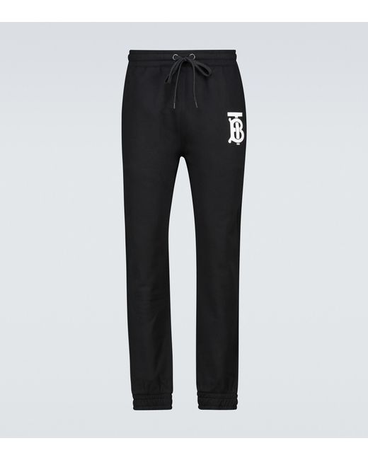 Pantalones de chandal Gresham TB Burberry de hombre de color Negro | Lyst