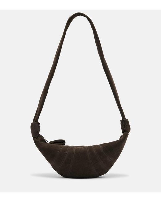 Lemaire Black Croissant Small Leather Shoulder Bag