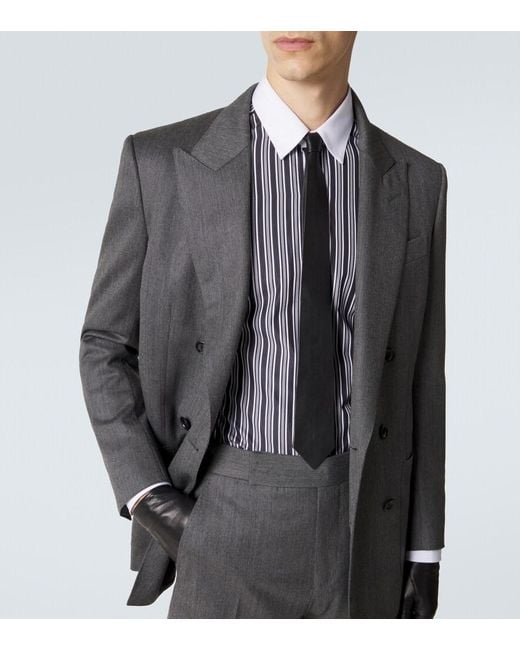 Tom Ford Black Leather Tie for men