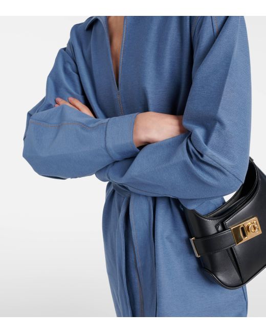 Robe Xeno en jean Max Mara en coloris Blue