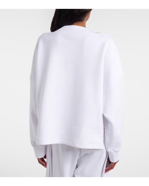 Sudadera De Algodon Alaïa de color White