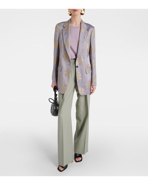 Dries Van Noten Gray Coats & Jackets