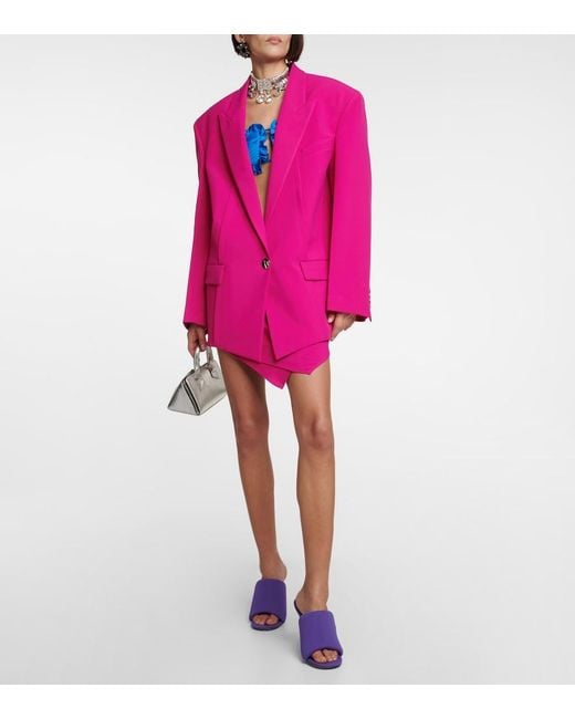 The Attico Purple Rem Mules