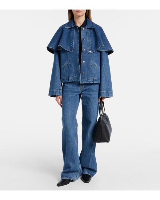 Giacca Di Jeans Cape di FRAME in Blue