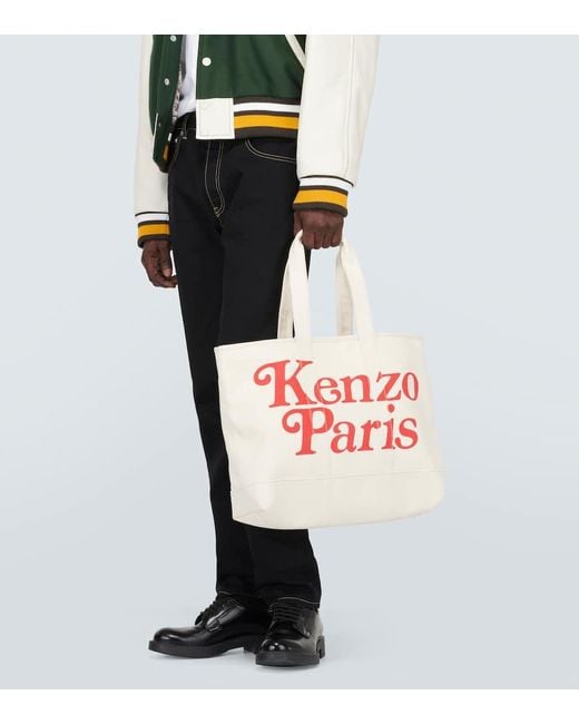 KENZO X Verdy Tote Utility Large Aus Canvas in Red für Herren