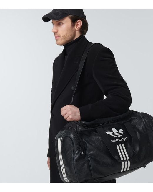 X Adidas - Borsa da viaggio in pelle da Uomo di Balenciaga in Nero | Lyst