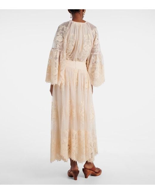 Gonna Lunga Hypnotic di Zimmermann in Natural