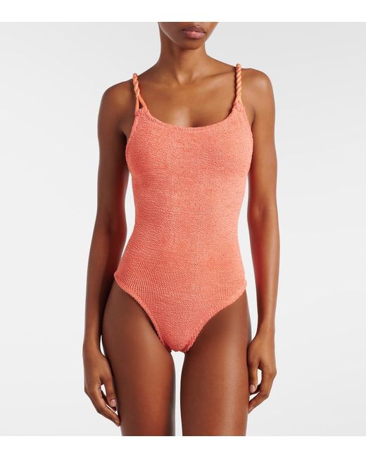 Hunza G Orange Camille Swimsuit
