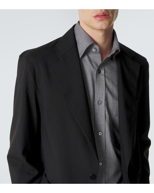 STÒFFA Black Wool Blazer for men
