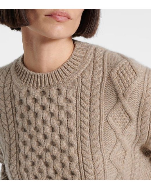 Jersey Eyre Aran De Cachemir Loro Piana de color Brown