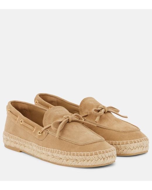 Prada Brown Suede Espadrilles