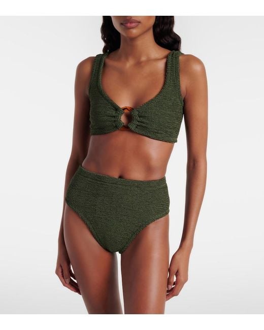 Hunza G Green Nadine Bikini