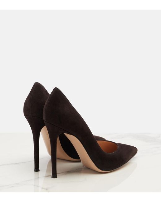 Gianvito Rossi Black Gianvito Suede Pumps