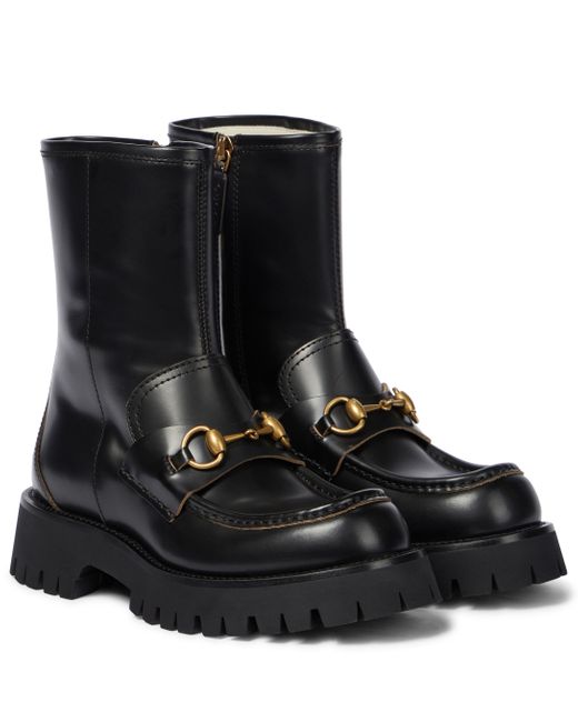 gucci black ankle boots