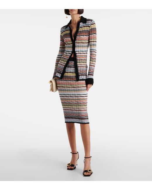 Gonna Midi di Missoni in Multicolor