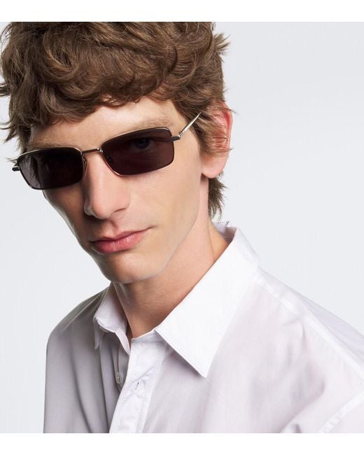 Dior Metallic Diorblacksuit S21U Rectangular Sunglasses for men