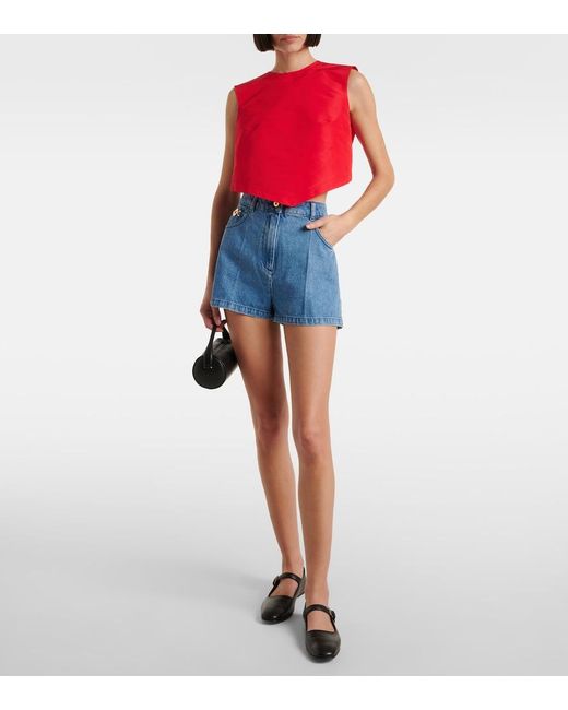 Patou Blue Denim Shorts