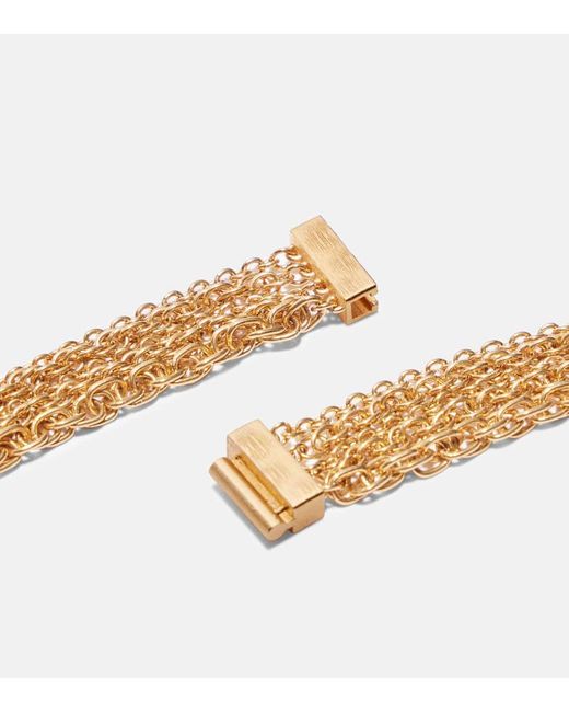 Chloé Metallic Halskette Sunflower