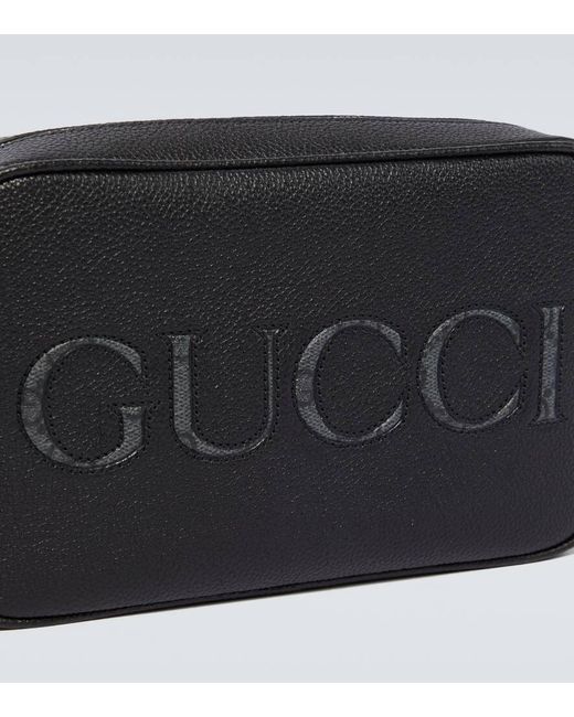 Borsa a tracolla Mini in pelle di Gucci in Black da Uomo