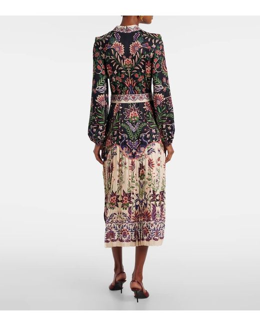 Robe Midi Marvelous Garden A Fleurs Farm Rio en coloris Multicolor